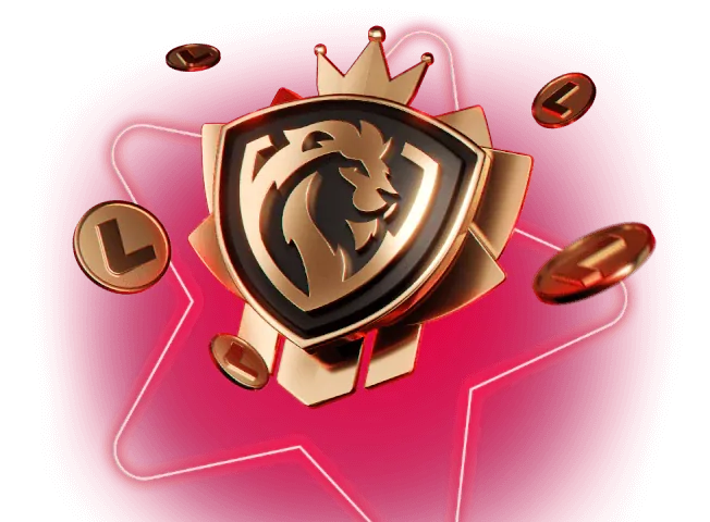 Tarcza z lwem LEON i monety L